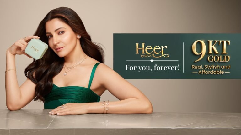 Heer by GIVA taps Anushka Sharma for its new 9KT gold festive season campaign